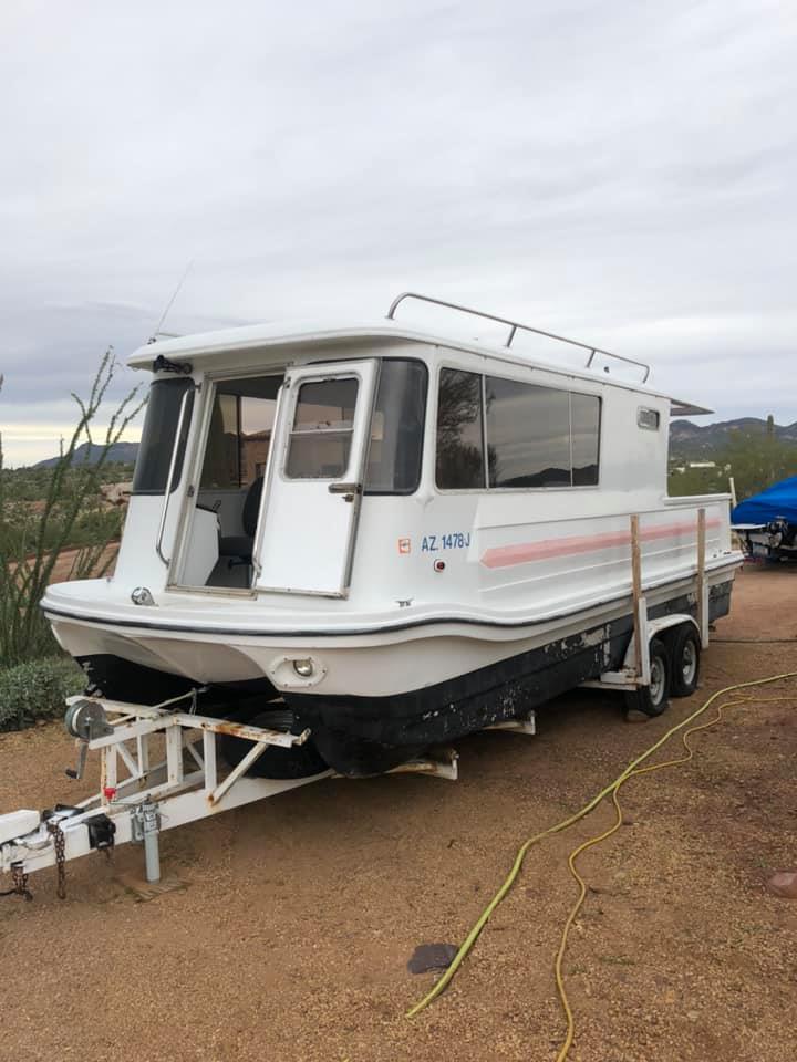 1971 Sealander 25′ Trailerable Houseboat – 12/23/2019 Remodel&nbsp;Progress